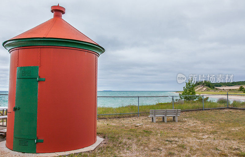 密歇根- Point Betsie Lighthouse - Sleeping Bear Dunes National Lakeshore